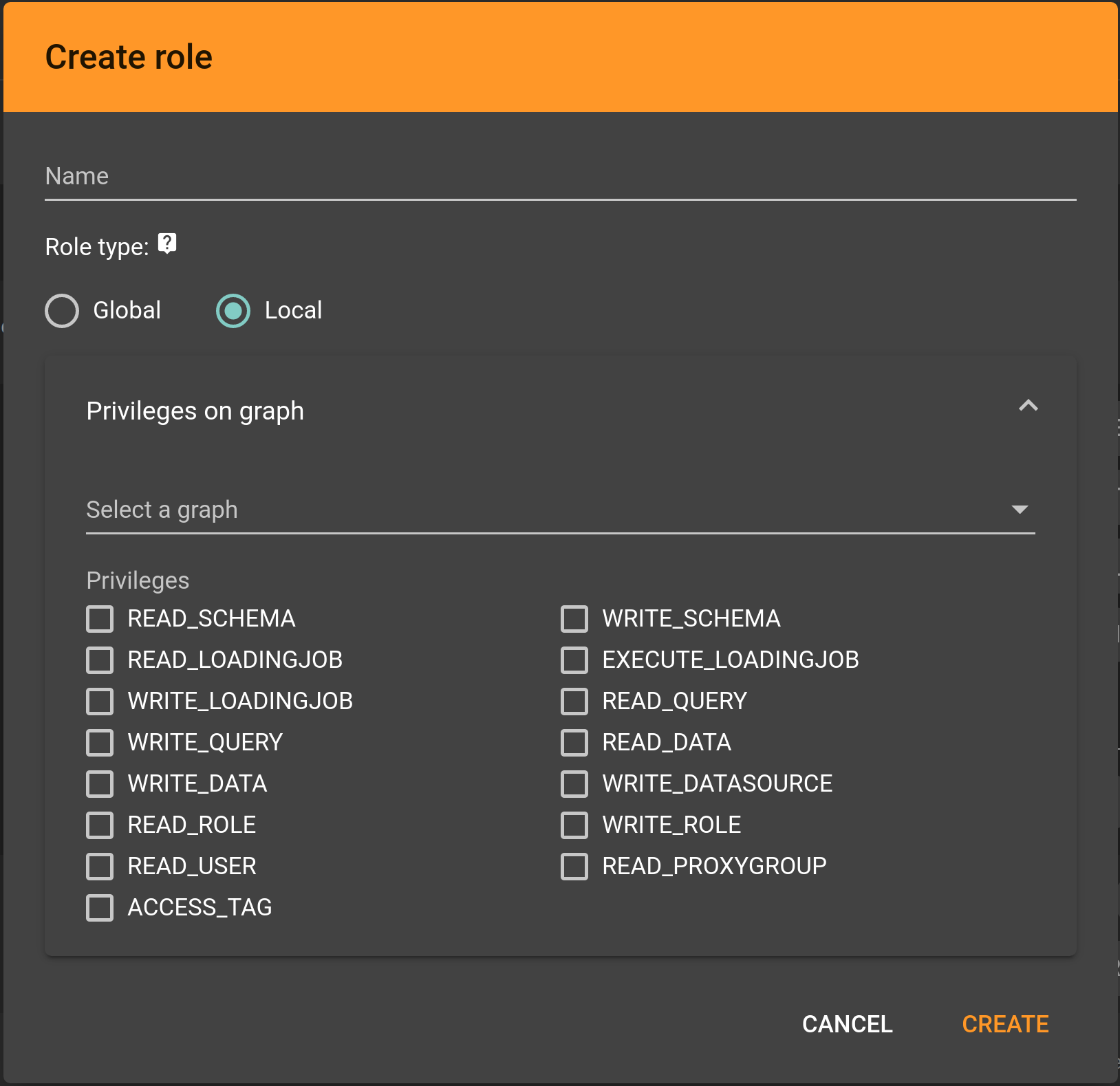 create local role