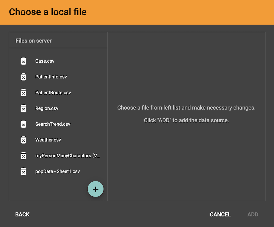 choose a local file