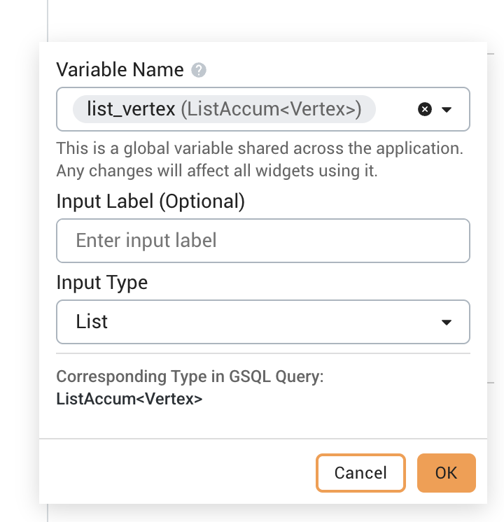 global variables input